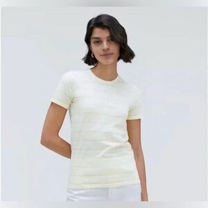 604. Everlane Striped Organic Cotton Crewneck Tee